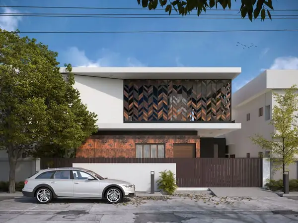 Louvered House